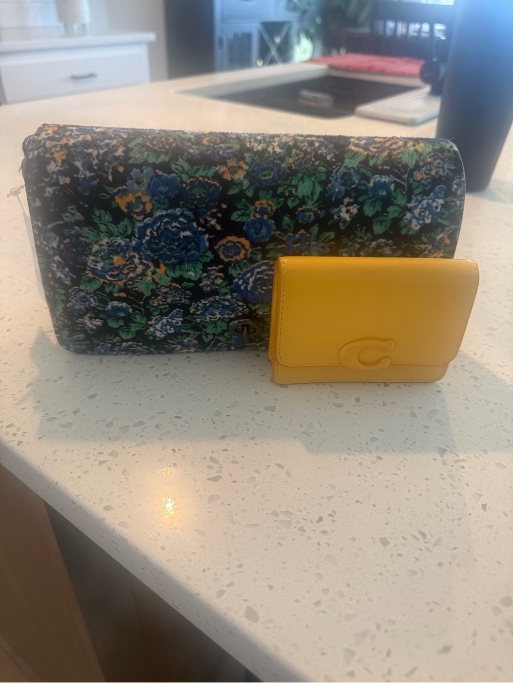 Coach haircalf floral Dinky